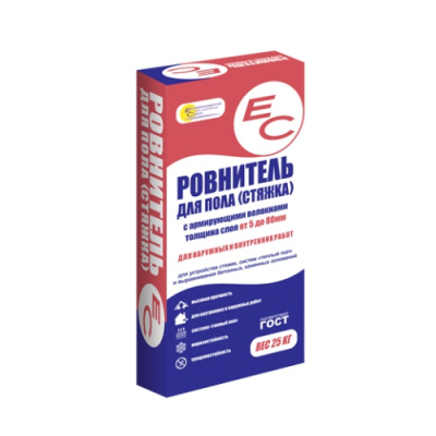 ЕС  Ровнитель для пола (стяжка ) 25 кг,
