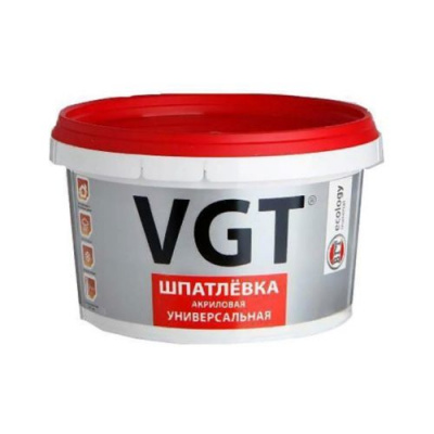 Шпатлевка для внутреннихнаружных работ 7,5 кг VGT,