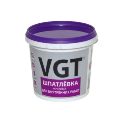 Шпатлевка для внутренних работ 1,7 кг VGT,